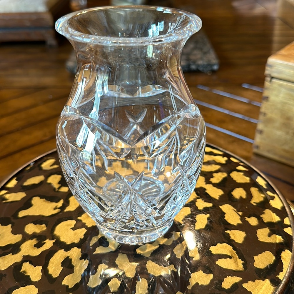 Lovely small Waterford vase in excellent condition marked is Waterford